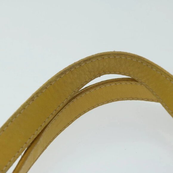 PRADA Tote Bag Nylon Yellow Auth 67978 - Picture 9 of 14